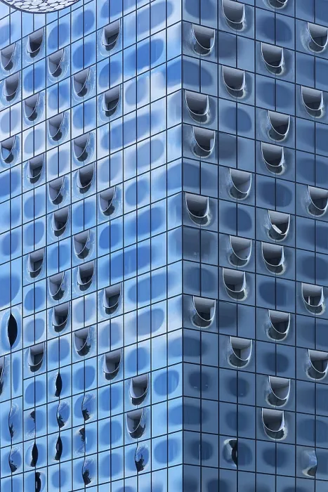 Gerahmter Druck : Fassade des Elbphilharmonie-Gebäudes