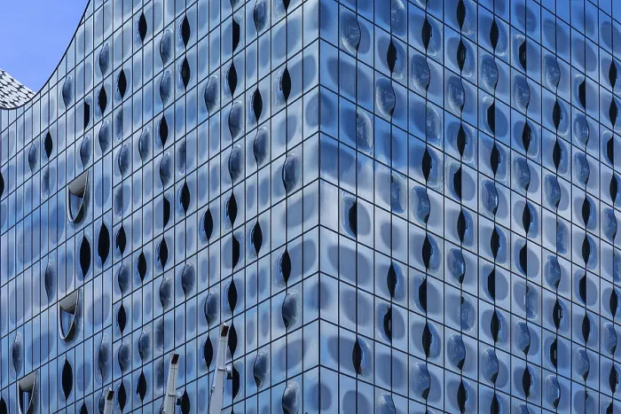 Gerahmter Druck : Fassade des Elbphilharmonie-Gebäudes Gerahmter Druck : Fassade des Elbphilharmonie-Gebäudes