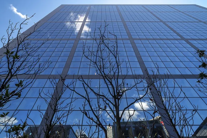Gerahmter Druck : Seitengiebel der Grande Arche Gerahmter Druck : Seitengiebel der Grande Arche