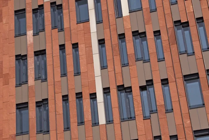 Gerahmter Druck : Fassade im HafenCity-Entwicklungsgebiet Gerahmter Druck : Fassade im HafenCity-Entwicklungsgebiet