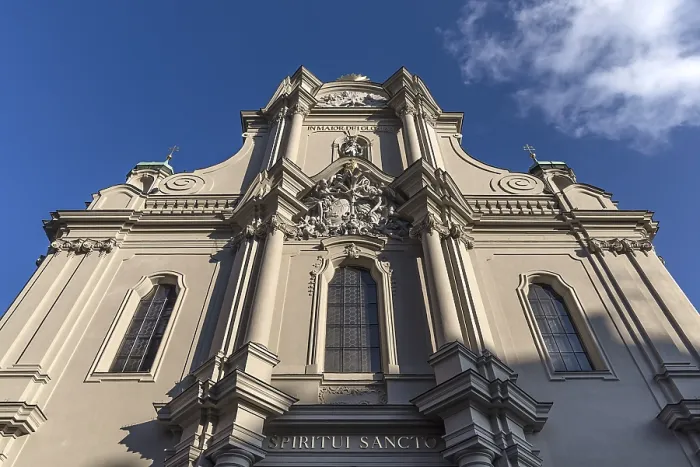 Gerahmter Druck : Fassade der Heilig-Geist-Kirche