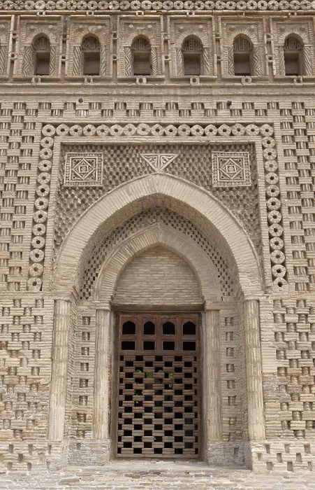 Gerahmter Druck : Fassade mit Fensterfront, Samanid-Mausoleum Gerahmter Druck : Fassade mit Fensterfront, Samanid-Mausoleum