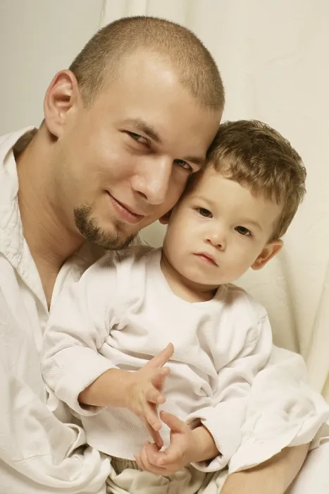 Gerahmter Druck : Vater und Sohn Gerahmter Druck : Vater und Sohn