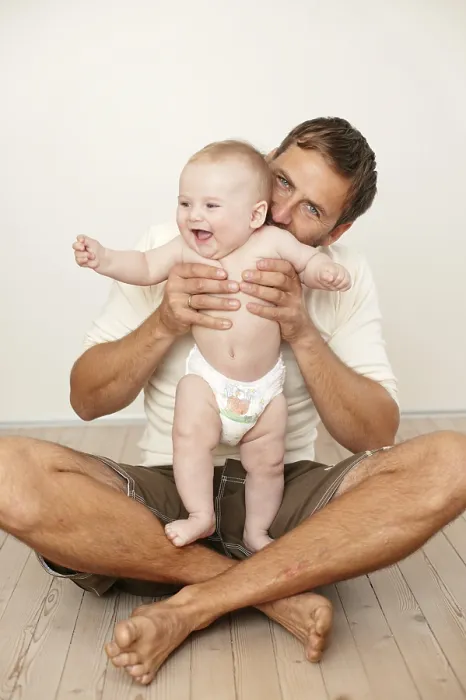Gerahmter Druck : Vater und Sohn Gerahmter Druck : Vater und Sohn
