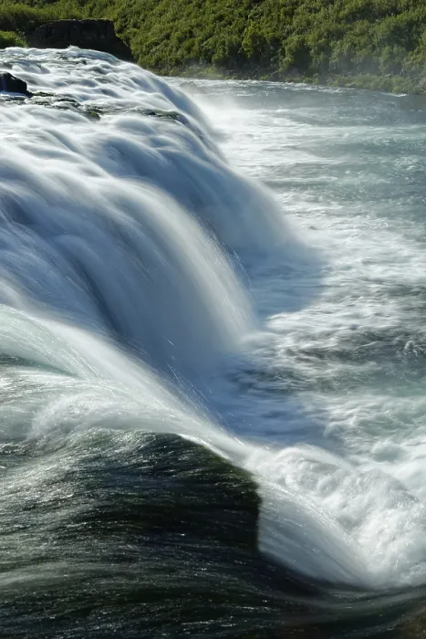 Gerahmter Druck : Faxafoss-Wasserfall, lange Belichtungszeit. Gerahmter Druck : Faxafoss-Wasserfall, lange Belichtungszeit.