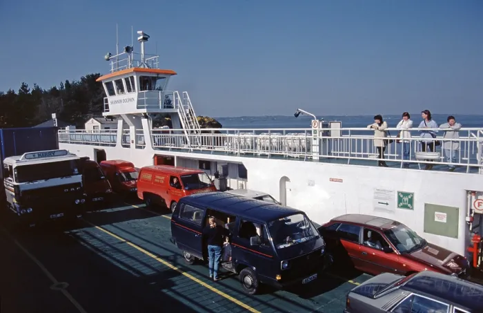 Gerahmter Druck : Fähre nach Tarbert, Killimer, County Clare Gerahmter Druck : Fähre nach Tarbert, Killimer, County Clare