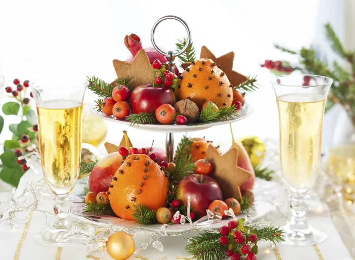 Gerahmter Druck : Weihnachtstisch Gerahmter Druck : Weihnachtstisch
