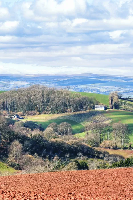 Gerahmter Druck : Acker und Felder über Devon Gerahmter Druck : Acker und Felder über Devon