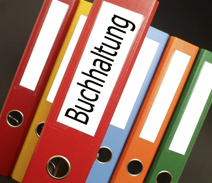 Gerahmter Druck : Dateien, Buchhaltung.