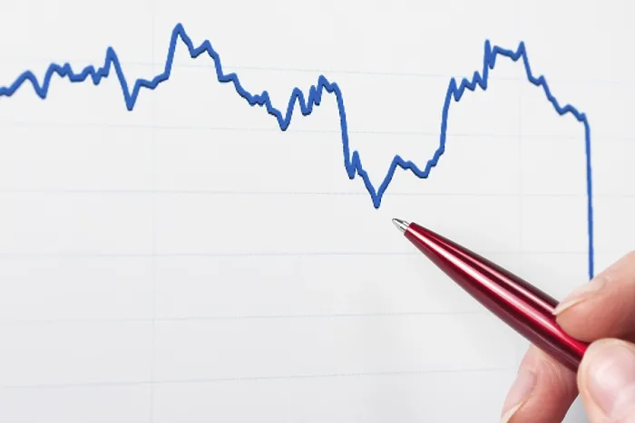 Gerahmter Druck : Finanzgraphenanalyse Gerahmter Druck : Finanzgraphenanalyse