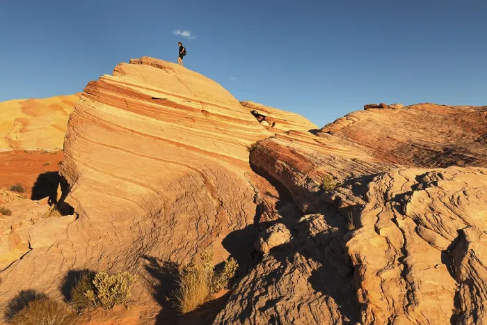 Gerahmter Druck : Feuerwelle, Valley of Fire State Park