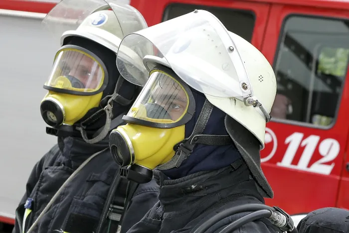 Gerahmter Druck : Firefighters Gerahmter Druck : Firefighters