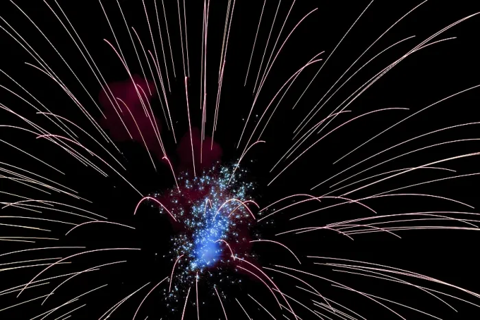 Gerahmter Druck : Feuerwerk-Show Gerahmter Druck : Feuerwerk-Show