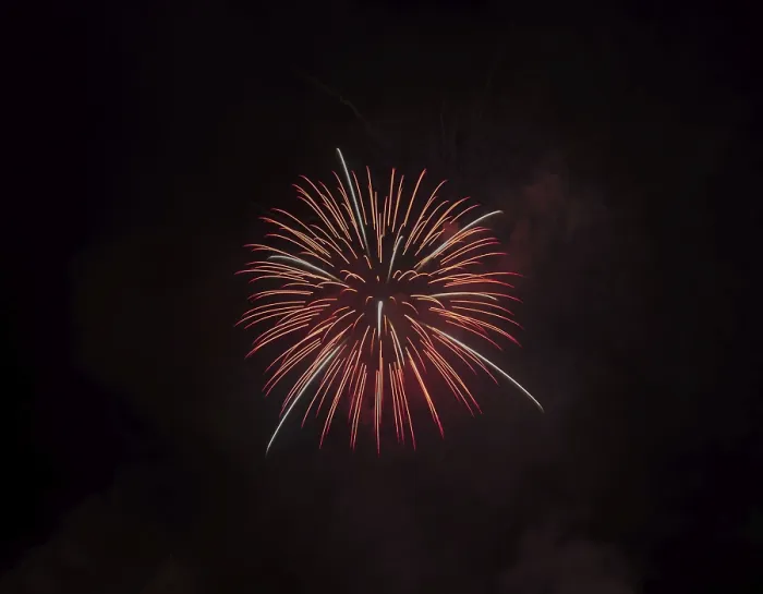 Gerahmter Druck : Fireworks Gerahmter Druck : Fireworks