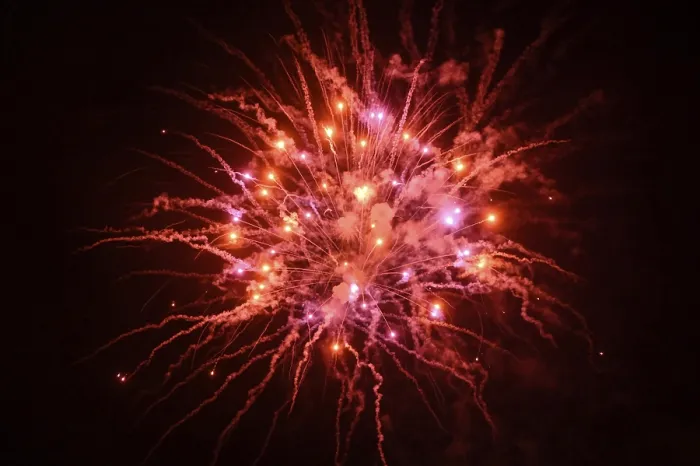 Gerahmter Druck : Fireworks Gerahmter Druck : Fireworks