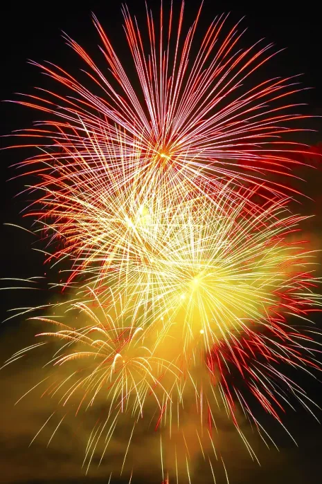 Gerahmter Druck : Fireworks Gerahmter Druck : Fireworks
