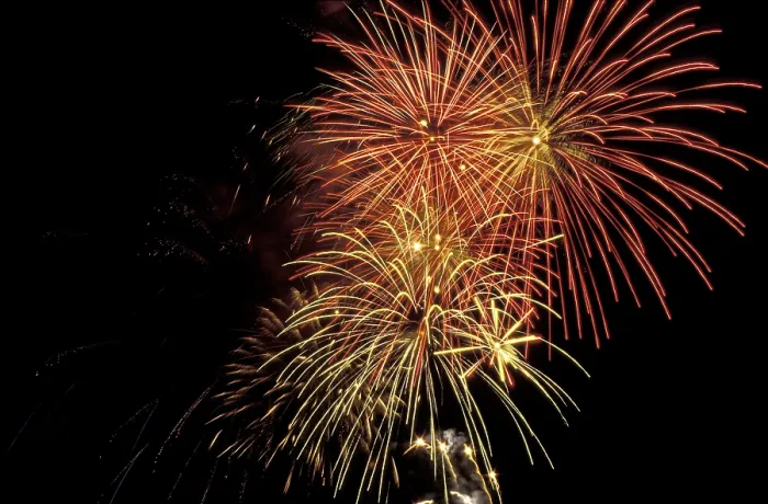 Gerahmter Druck : Fireworks Gerahmter Druck : Fireworks