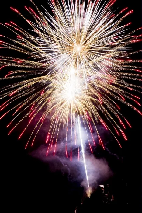 Gerahmter Druck : Fireworks Gerahmter Druck : Fireworks