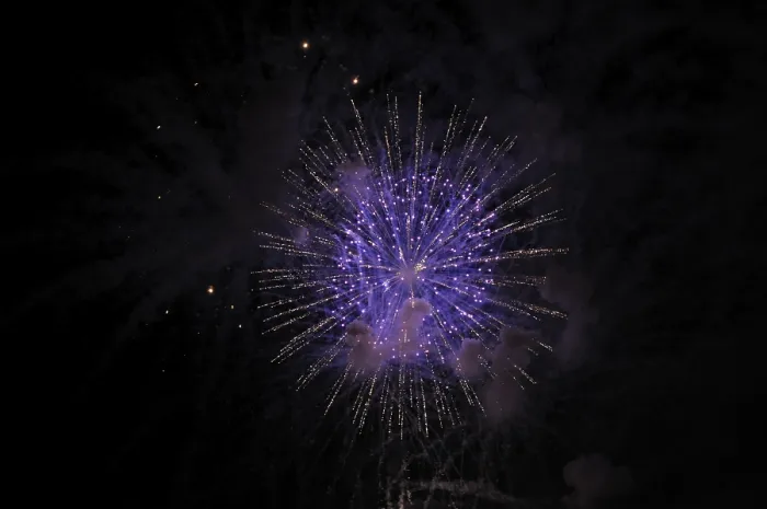 Gerahmter Druck : Feuerwerk-Show Gerahmter Druck : Feuerwerk-Show