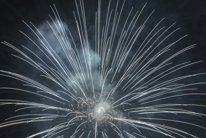 Gerahmter Druck : Feuerwerk-Show Gerahmter Druck : Feuerwerk-Show