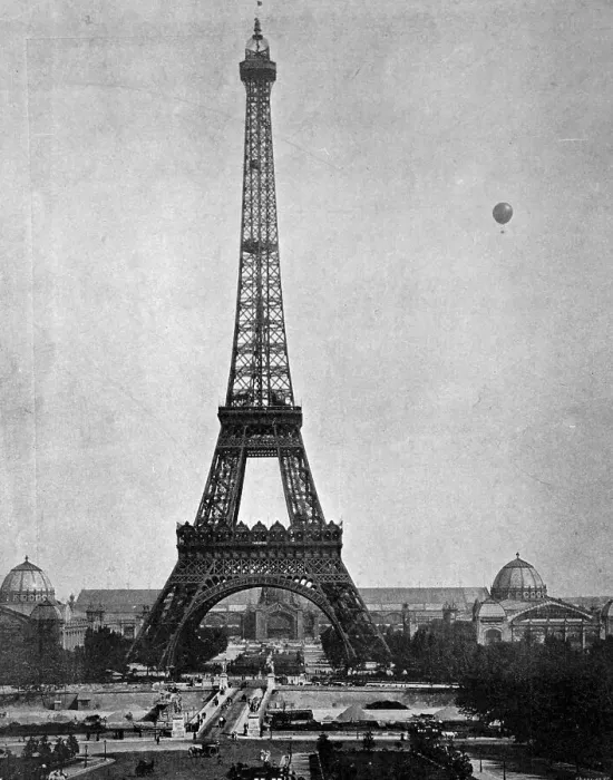 Gerahmter Druck : Einer der ersten Halbtöne ist die Eiffelturm Gerahmter Druck : Einer der ersten Halbtöne ist die Eiffelturm