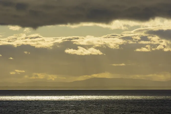 Gerahmter Druck : Firth of Forth bei Sonnenuntergang, North Berwick, Firth of Forth, Schottland, Vereinigtes Königreich Gerahmter Druck : Firth of Forth bei Sonnenuntergang, North Berwick, Firth of Forth, Schottland, Vereinigtes Königreich