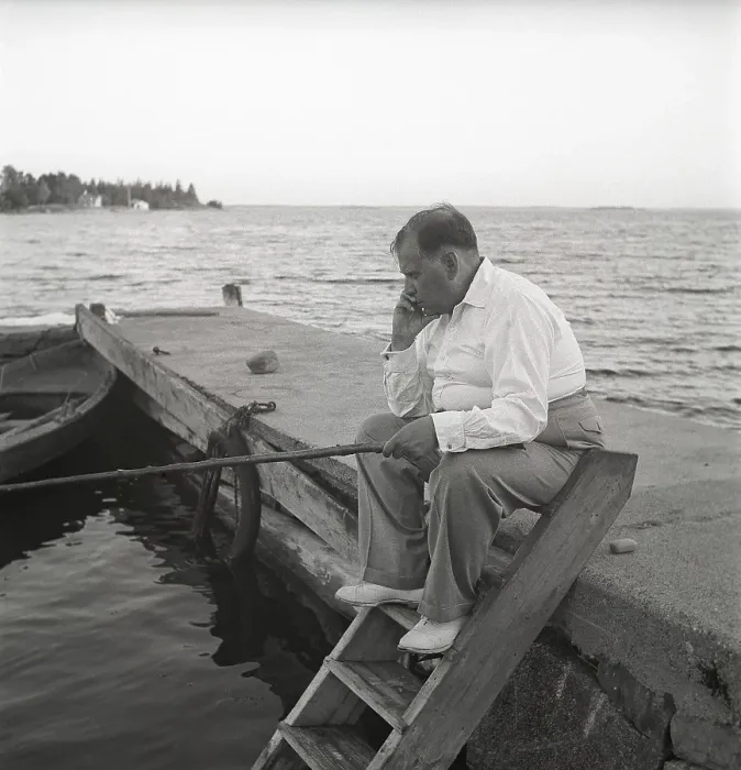 Gerahmter Druck : Fischerei in den 1940er Jahren. Gerahmter Druck : Fischerei in den 1940er Jahren.