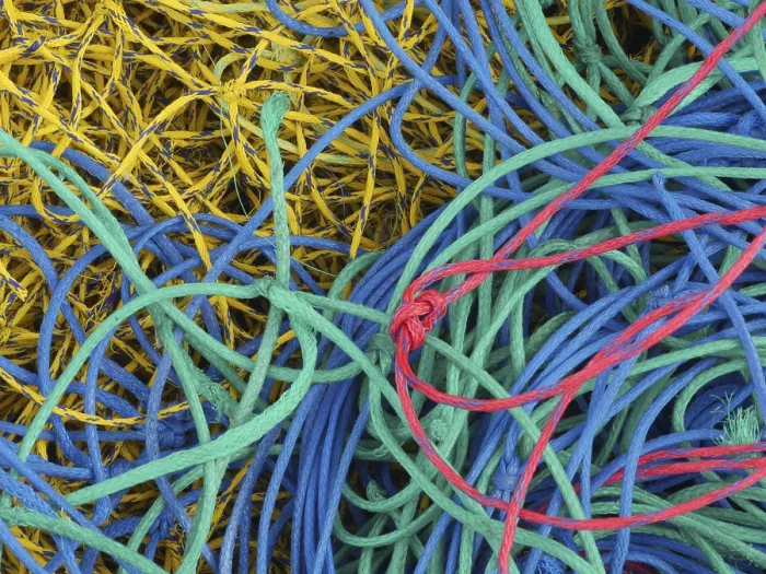 Gerahmter Druck : Fischernetz Gerahmter Druck : Fischernetz