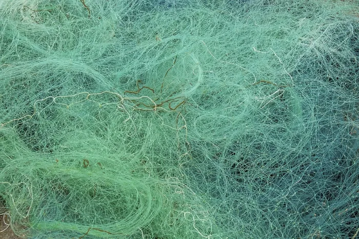 Gerahmter Druck : Fischernetze, auch als Textur, Hintergrund.