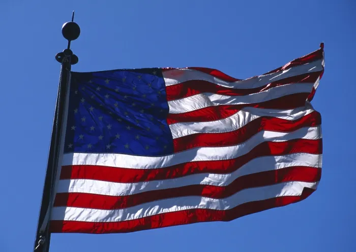 Gerahmter Druck : US-amerikanische Flagge Gerahmter Druck : US-amerikanische Flagge