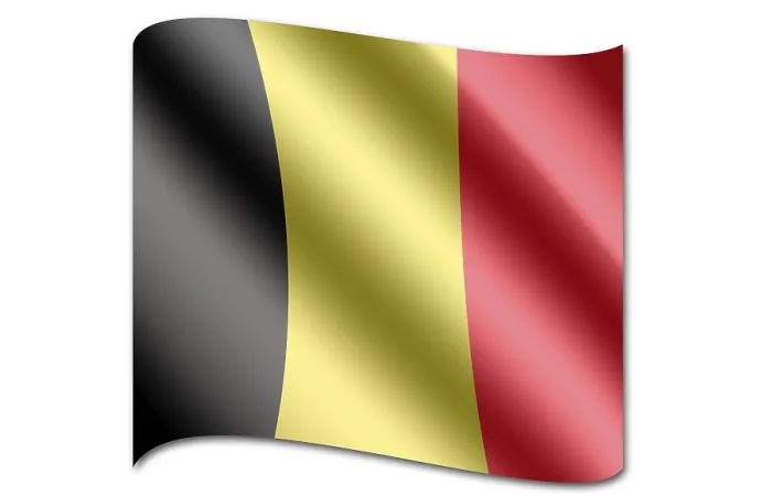 Gerahmter Druck : Flagge Belgiens Gerahmter Druck : Flagge Belgiens