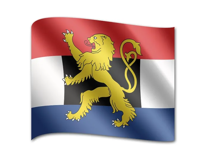 Gerahmter Druck : Flagge des Benelux Gerahmter Druck : Flagge des Benelux