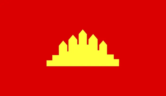 Gerahmter Druck : Flagge von Kambodscha Gerahmter Druck : Flagge von Kambodscha
