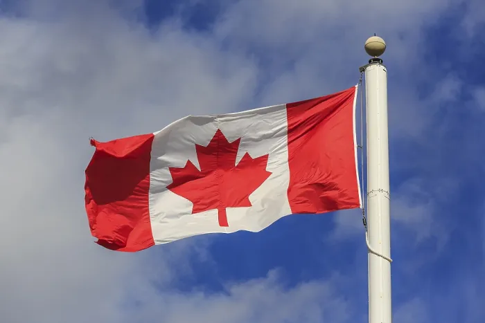Gerahmter Druck : Flagge Kanadas, Kanada Gerahmter Druck : Flagge Kanadas, Kanada