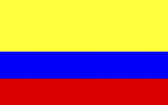Gerahmter Druck : Flagge Kolumbiens Gerahmter Druck : Flagge Kolumbiens