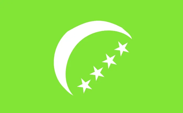 Gerahmter Druck : Flagge der Komoren Gerahmter Druck : Flagge der Komoren
