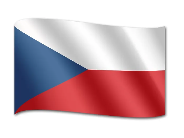 Gerahmter Druck : Flagge der Tschechischen Republik Gerahmter Druck : Flagge der Tschechischen Republik