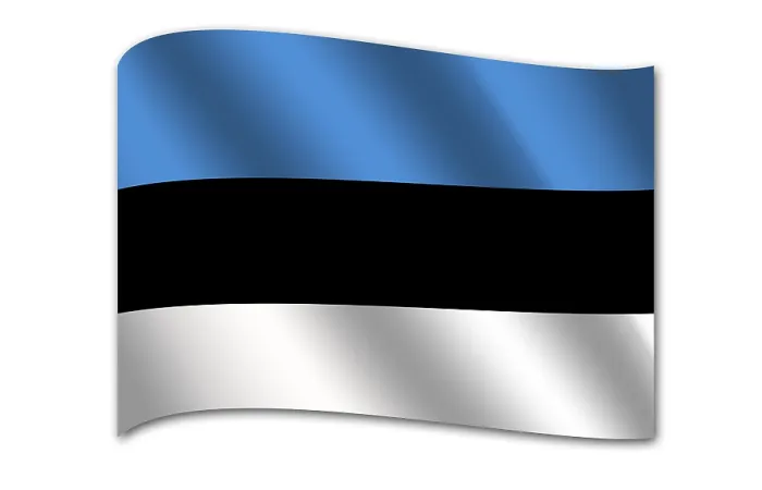 Gerahmter Druck : Flagge Estlands Gerahmter Druck : Flagge Estlands