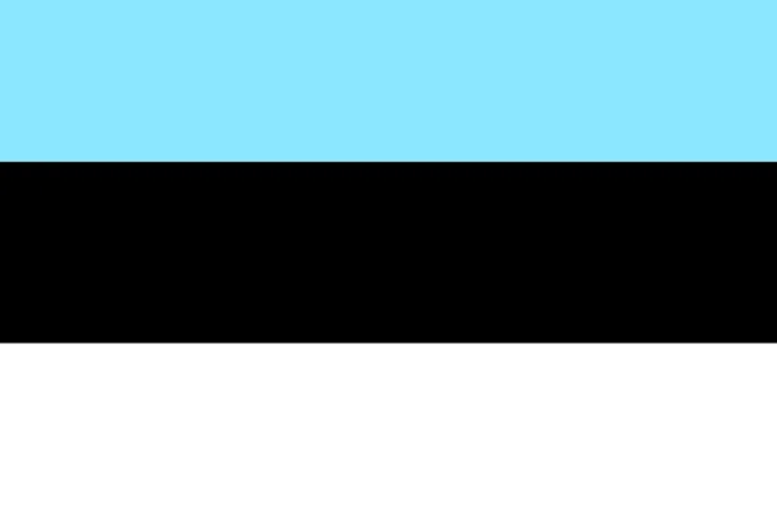 Gerahmter Druck : Flagge Estlands Gerahmter Druck : Flagge Estlands