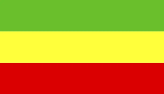 Gerahmter Druck : Flagge von Äthiopien Gerahmter Druck : Flagge von Äthiopien