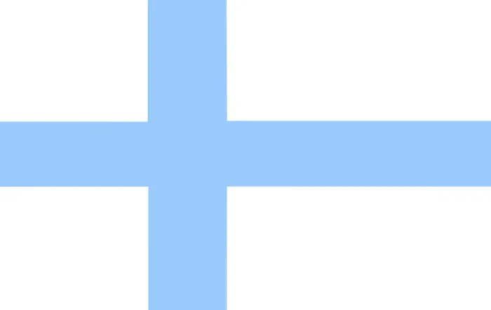Gerahmter Druck : Flagge Finnlands Gerahmter Druck : Flagge Finnlands