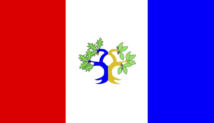 Gerahmter Druck : Flagge der Französischen Polynesien Gerahmter Druck : Flagge der Französischen Polynesien