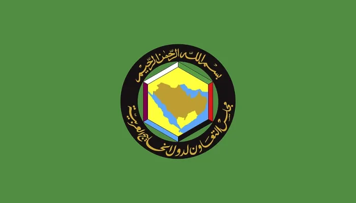Gerahmter Druck : Flagge der GCC, Vektorillustration. Gerahmter Druck : Flagge der GCC, Vektorillustration.