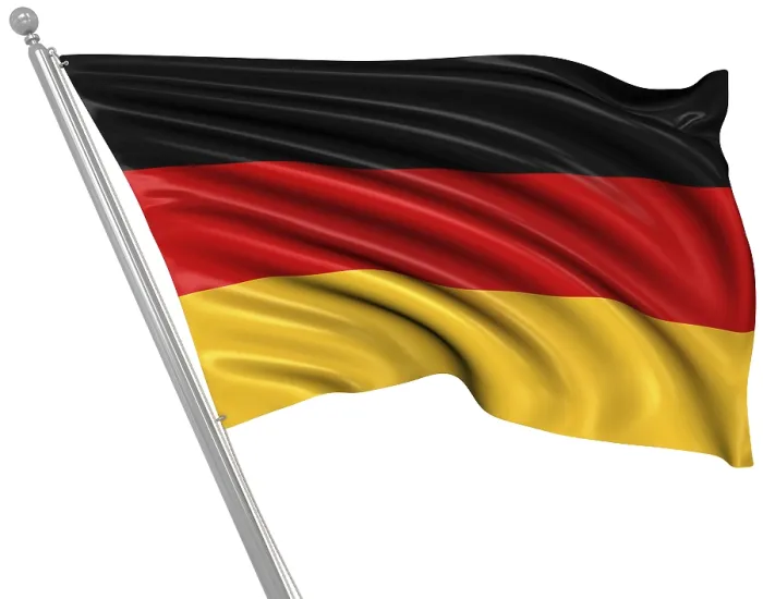 Gerahmter Druck : Flagge Deutschlands, 3D-gesimulierte Bild. Gerahmter Druck : Flagge Deutschlands, 3D-gesimulierte Bild.