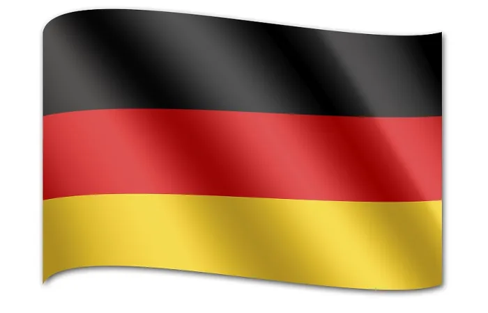 Gerahmter Druck : Deutsche Flagge Gerahmter Druck : Deutsche Flagge