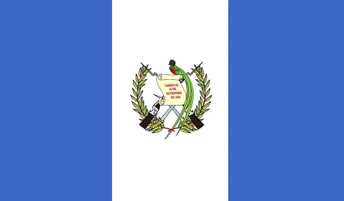 Gerahmter Druck : Flagge von Guatemala Gerahmter Druck : Flagge von Guatemala