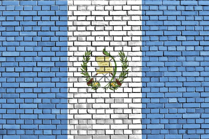 Gerahmter Druck : Flagge von Guatemala Gerahmter Druck : Flagge von Guatemala