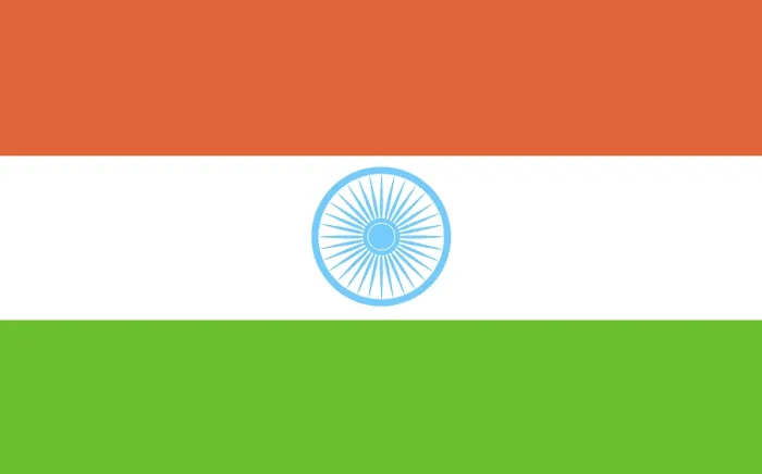 Gerahmter Druck : Flagge Indiens Gerahmter Druck : Flagge Indiens
