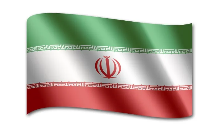 Gerahmter Druck : Flagge des Iran Gerahmter Druck : Flagge des Iran