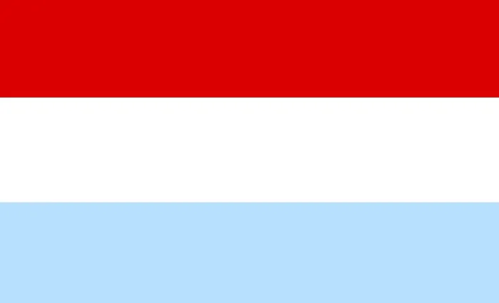 Gerahmter Druck : Flagge Luxemburgs Gerahmter Druck : Flagge Luxemburgs